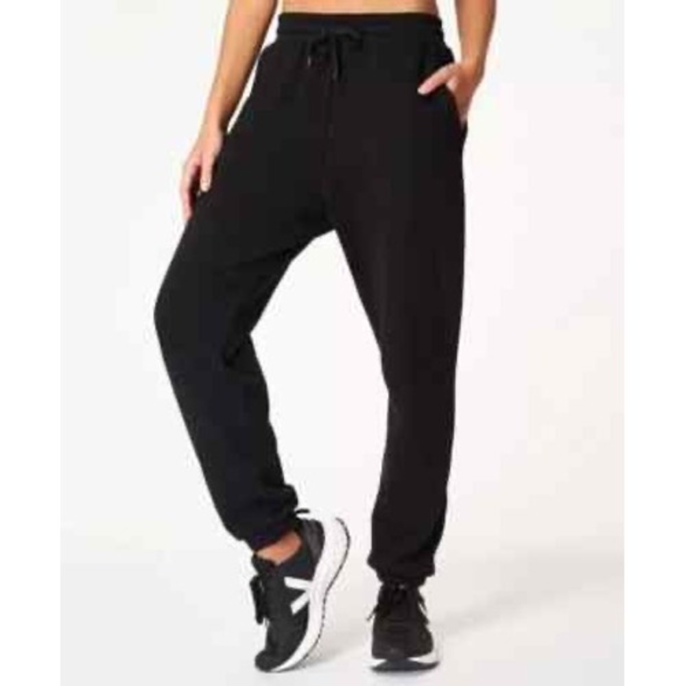 Sweaty‎ Betty Joggers Women XS Black EUC Essentials Tapered Sweatpants Cozy